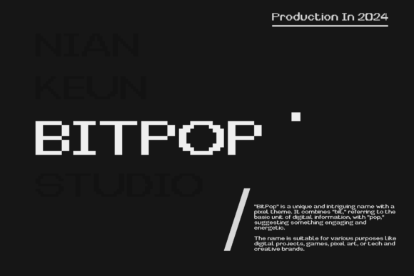 Bitpop: The Dynamic Display Typeface for Modern Web Design