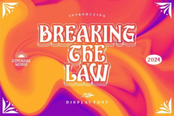 Breaking the Law: The Display Font That Cuts Through Feed Noise