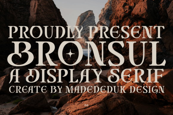 Bronsul: The Premium Display Font for High-End Web Design