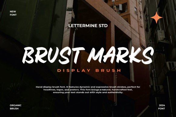 Brust Marks: The Creative Display Font for Scroll-Stopping Campaigns