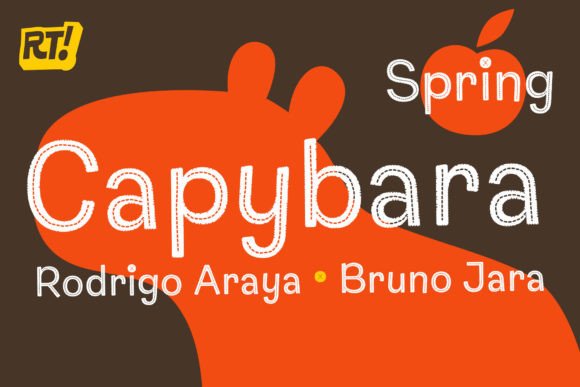 Capitalize on Fun with Capybara Spring Typeface for Your Brand