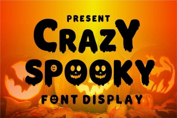 Crazy Spooky: A Playful Display Typeface for Seasonal Branding