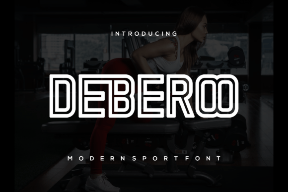 Deberoo: The Futuristic Display Typeface for Scroll-Stopping Campaigns
