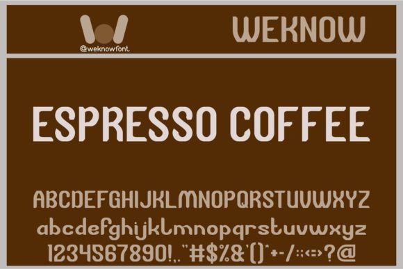 Espresso Coffee: A Premium Display Typeface for Modern Web Design