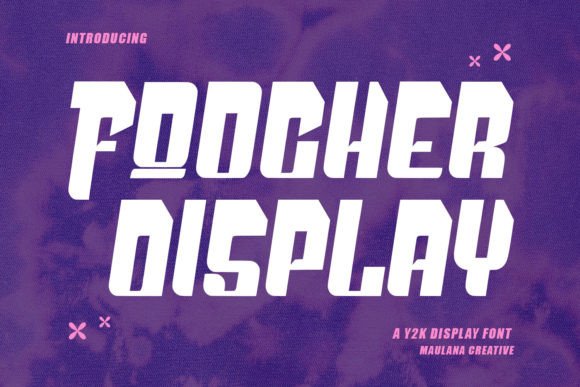 Foocher: The Bold Y2K Typeface for Modern Editorial Design