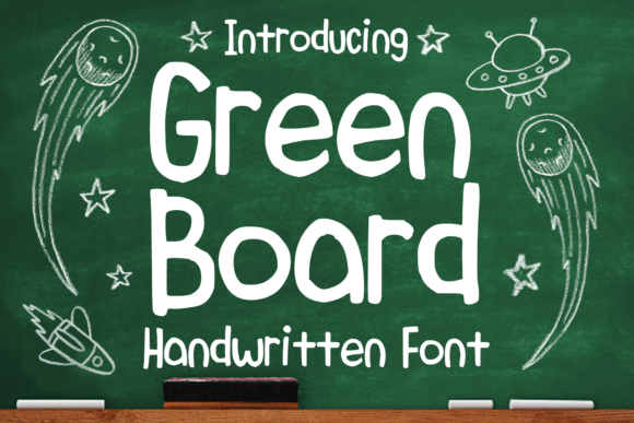 Green Board: The Playful Display Font for Memorable Branding