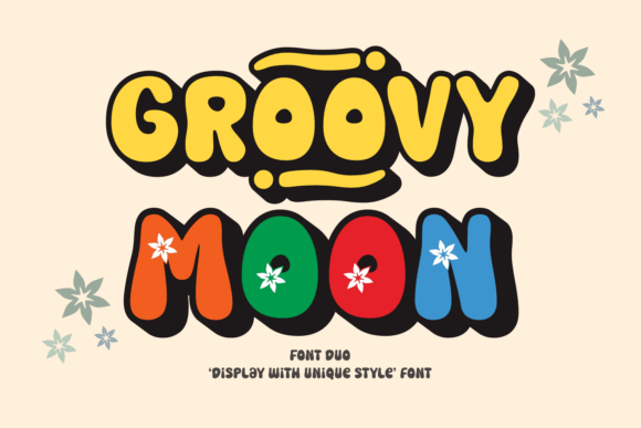 Groovy Moon: A Retro Display Font for Editorial Design