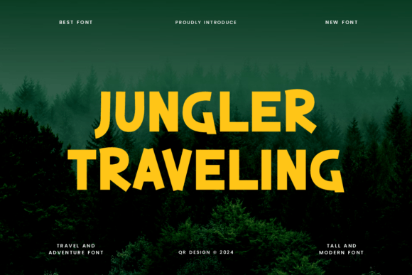 Jungler Traveling: The Bold Display Font for Scroll-Stopping Campaigns