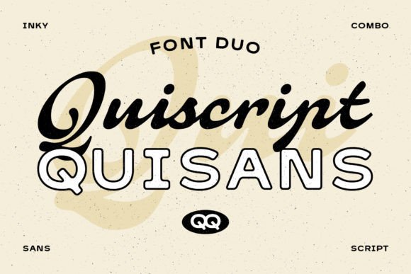 Quiscript Quisans: A Premium Font Duo for Editorial Design