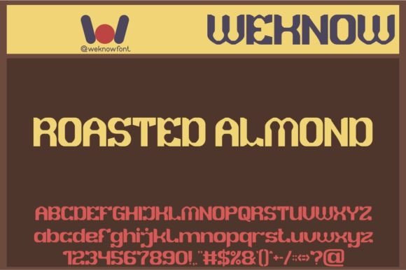 Roasted Almond: The Vintage Display Typeface for Handmade Brands