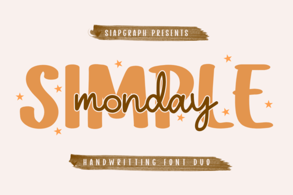 Simple Monday Duo: The Perfect Handwritten Typeface for Editorial Design