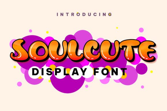 Soulcute Font: A Bold Display Typeface for Modern Web Design