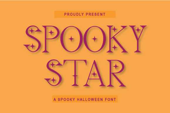 Spooky Star: The Perfect Halloween Typeface for Makers