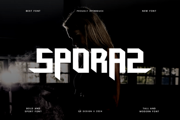 Sporaz: A Bold Display Typeface for Modern Editorial Design