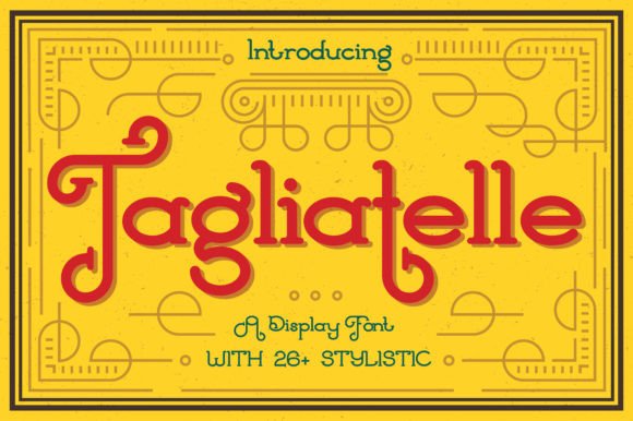 Tagliatelle: The Serif Display Font That Stops the Scroll