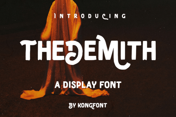 Thedemith: A Modern Display Typeface for Bold Editorial Design